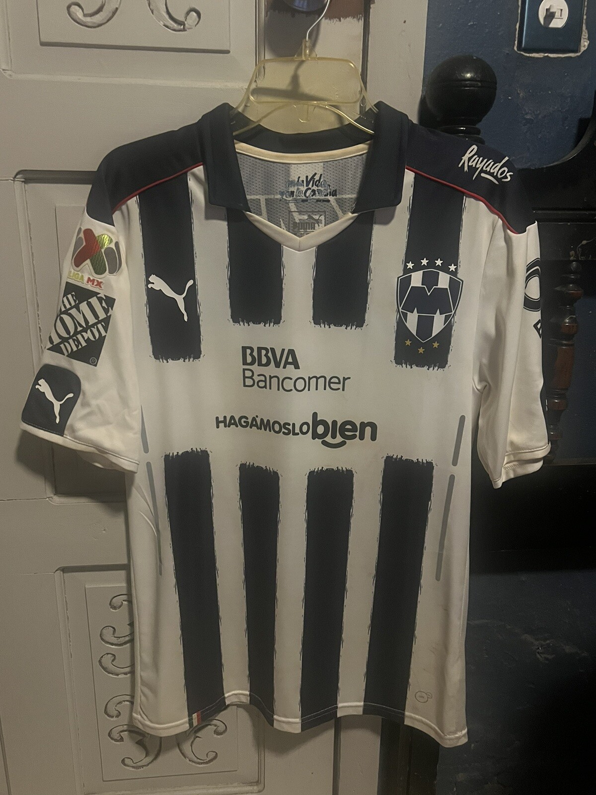 Rayados Monterrey Home Jersey Funes Morí #7 Authentic Player