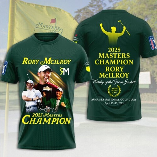 Ma.sters Tou.rnament x R.ory Mc.Ilroy 3D Apparel – 10733