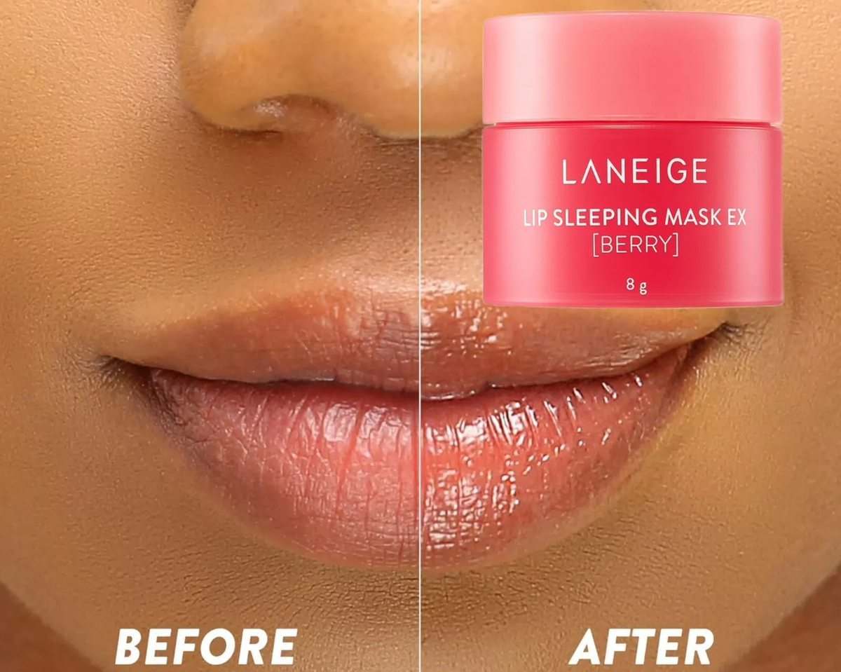 Laneige Lip Sleeping Mask 8gm (Berry Flavor) Lips Feel Smooth