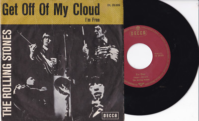 THE ROLLING STONES -Get Off Of My Cloud / I'm Free- 7'' 45  Decca  (DL 25 205)