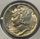 1944-D Mercury Dime-BU - 90% Silver - Free Shipping - P2-1