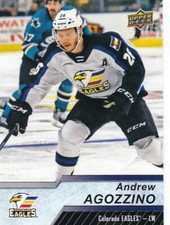 ANDREW AGOZZINO 2018-19 18-19 UPPER DECK AHL BASE #32 COLORADO EAGLES