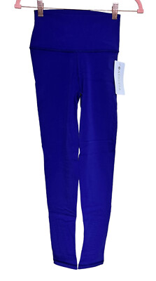 Athleta Warp Knit 7/8 Tight Poseidon Blue Women s Size S/M