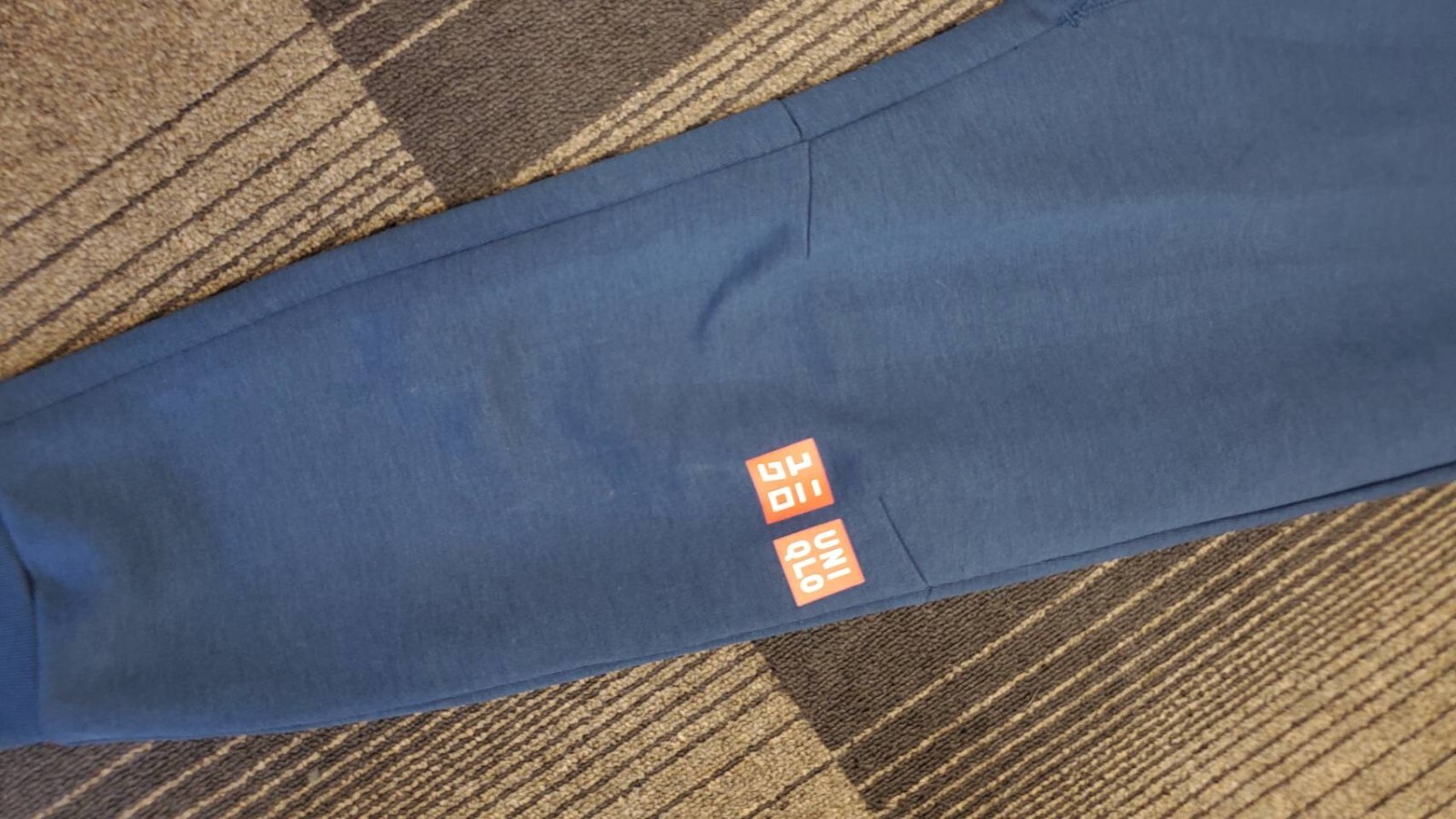 【RARE】UNIQLO Dry Stretch Sweatpants L NAVY Blue Kei Nishikori Model Tennis Men's image 3