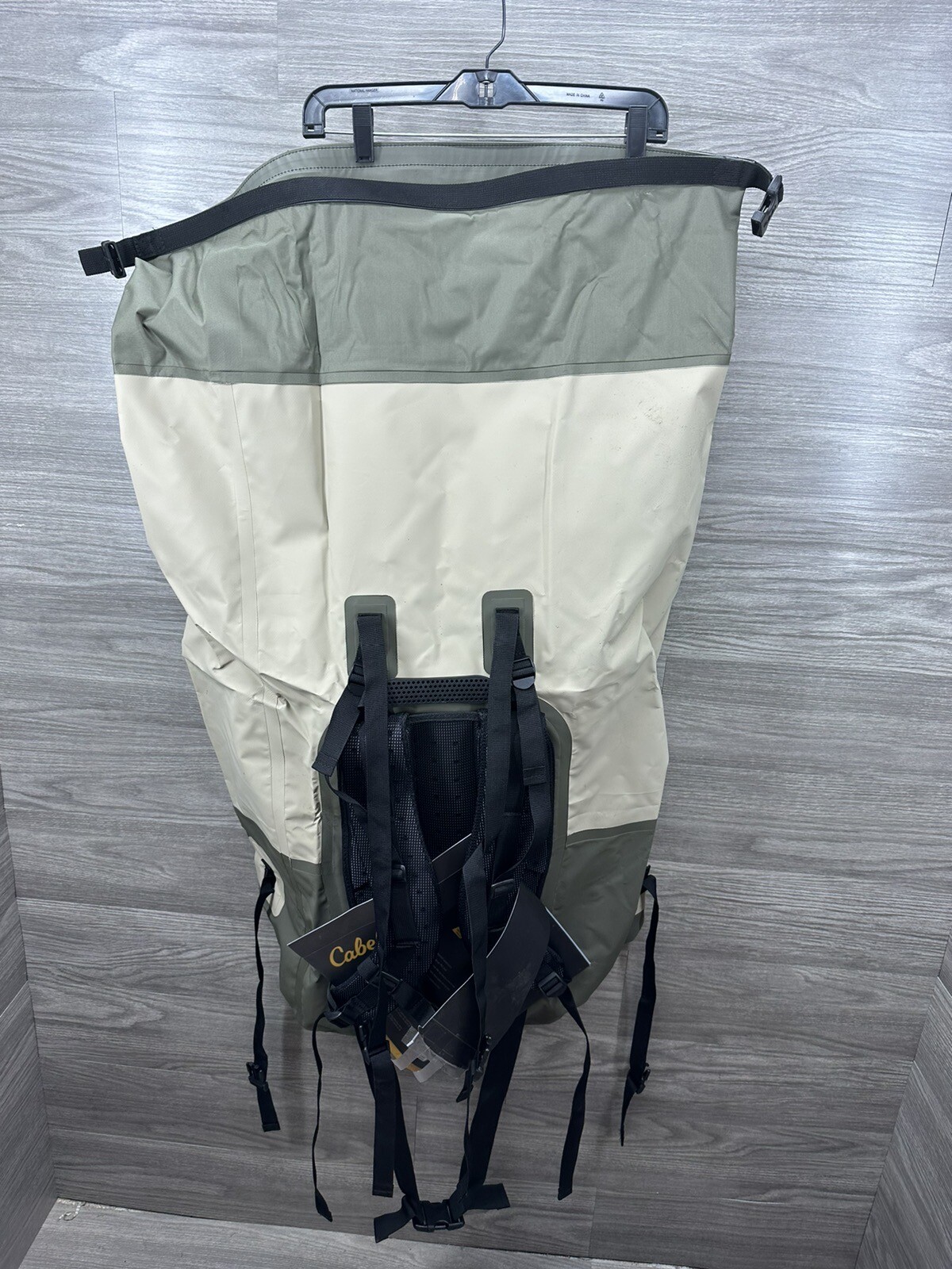 Cabela’s Lg Size RollTop Waterproof Dry Bag Backpack Style Expredition