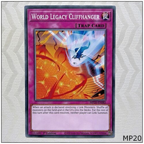 Cliffhanger World Legacy - MP20-EN082 - Primera Edición Común Yugioh - Imagen 1 de 1