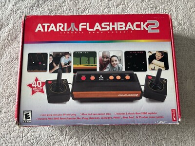 Atari Flashback 2 Classic Game Console complete with 40 Built-In Games 2600 5200