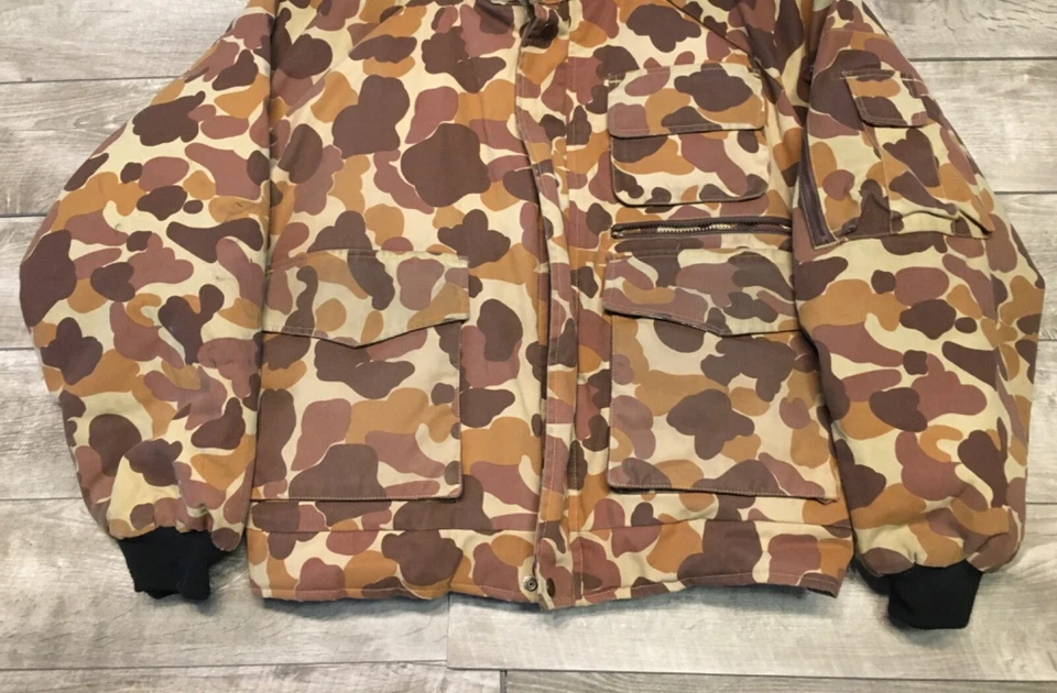 Mount’N Prairie Jacket Work Hunting Waterproof Coated Mens Camo Coat Size XLarge - Image 3 of 4