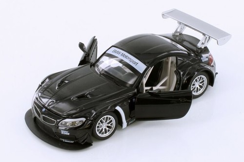BMW Z4 GT3 2010 modelo diecast escala 1/24 de Showcasts - negro - con caja - Imagen 3 de 9