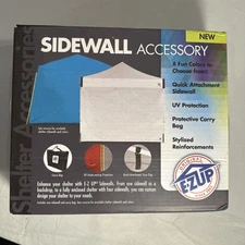 E-Z UP Sidewall Fits Angled Leg 10'Feet Royal Blue Canopy SW3RB10ALGY Dome/vista