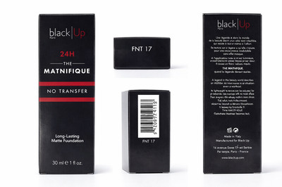 Black Up Paris The Matifique 24H Mattifying Foundation   Shade FNT 17   30ml