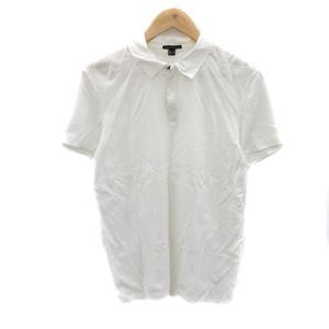Theory Men's Casual Short Sleeve Half Zip Shirt Off White Used - Bild 5 von 5