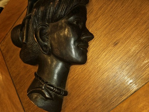 2 Vintage, Handcarved Wooded Phillipines Silouhetts - Picture 1 of 8
