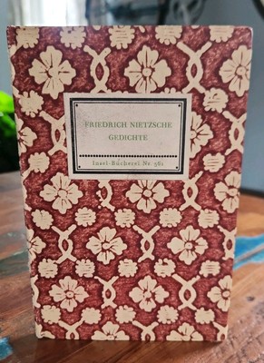 Gedichte (Poems) - Nietzsche - Insel-Bücherei Nr. 361 - 27.-35.Tsd (German) 1925