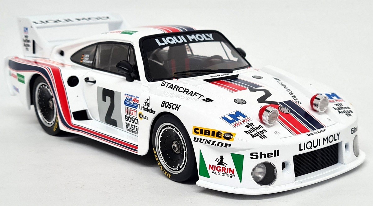 MCG 1/18 Porsche 935 J #2 Daytona 24H 1980 Merl / Joest / Stommelen Model Car