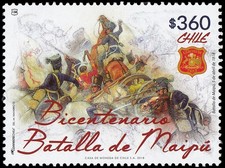 Chile 2133 2018 Bicentenaire De La Bataille De Maipú MNH