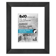 Americanflat 8x10 Picture Frame with Shatter-Resistant Glass - Use as 5x7 Fra...