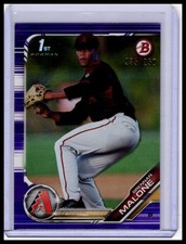 2019 Bowman Draft #BD-165 Brennan Malone Purple #/250