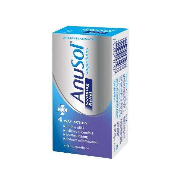 Anusol 12 Soothing Relief Suppositories