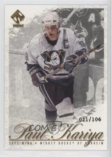 2001-02 Pacific Private Stock Gold /106 Paul Kariya #2 HOF