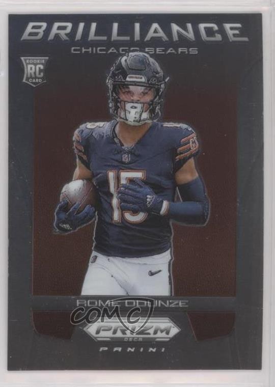 2024 Panini Prizm Deca Brilliance Rome Odunze #8 Rookie RC g1d