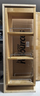 Hardware Resources 30  Tall 6'' Wide Base Filler Pull Out WFPO630 Natural