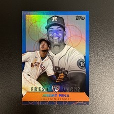 2022 Topps Series 2 - Fresh Faces Jeremy Pena #FF-25 Blue /199 (RC)