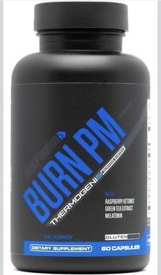 Thermogeni Burn PM Thermogenic Fat Burner Supplement, Gluten-Free, 60 Capsules