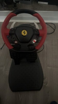Thrustmaster Ferrari 458 Spider Racing Wheel Controller with Pedals Red Black