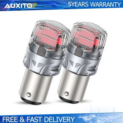AUTOONE Pure Red 1157 LED Bulb Tail Stop Brake Turn Signal Light 7528 2357 7507