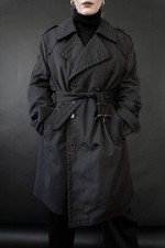 Trench Coat, Black, M-L