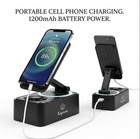 Kayoura Magnetic Wireless Charging Dock Stand w/ Bluetooth Speaker, Black — photo 3