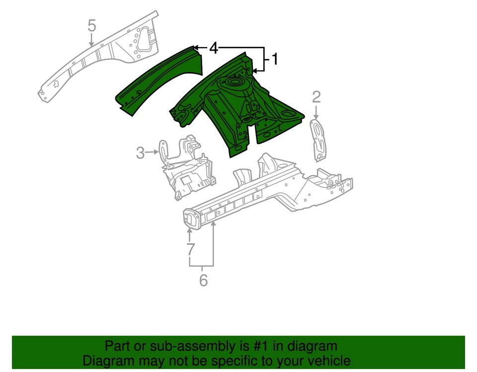 Genuíno conjunto de painel dianteiro lateral para motorista GM 92280998 - Imagem 4 de 4
