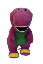 Barney 2017 Fisher Price 24" Talking Singing The Purple Dinosaur Plush Toy