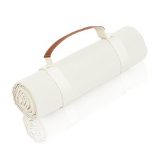 White Picnic Blanket  Beach Mat   Canvas, Machine Washable, Large 4  9    6  3  