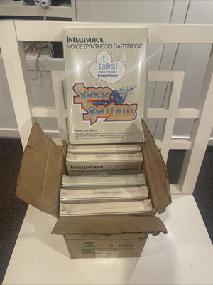 1982 Mattel Intellivision Intellivoice Space Spartans Factory Sealed Sub Cart 6
