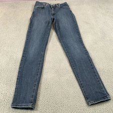 Levis 721 High Rise Skinny Jeans Womens 29 Blue Stretch Slim Fit Denim Pants