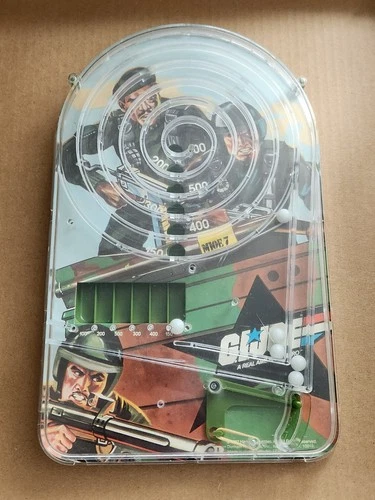 VINTAGE 1980s RARE GI JOE ARAH Pinball Tabletop Game 1982 Missing Pegs