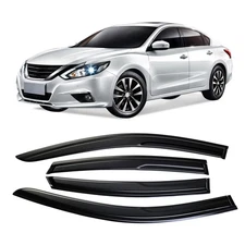 Window Visors Rain Guards Deflector 4 Piece Set Designed for 2013-2018 Nissan...