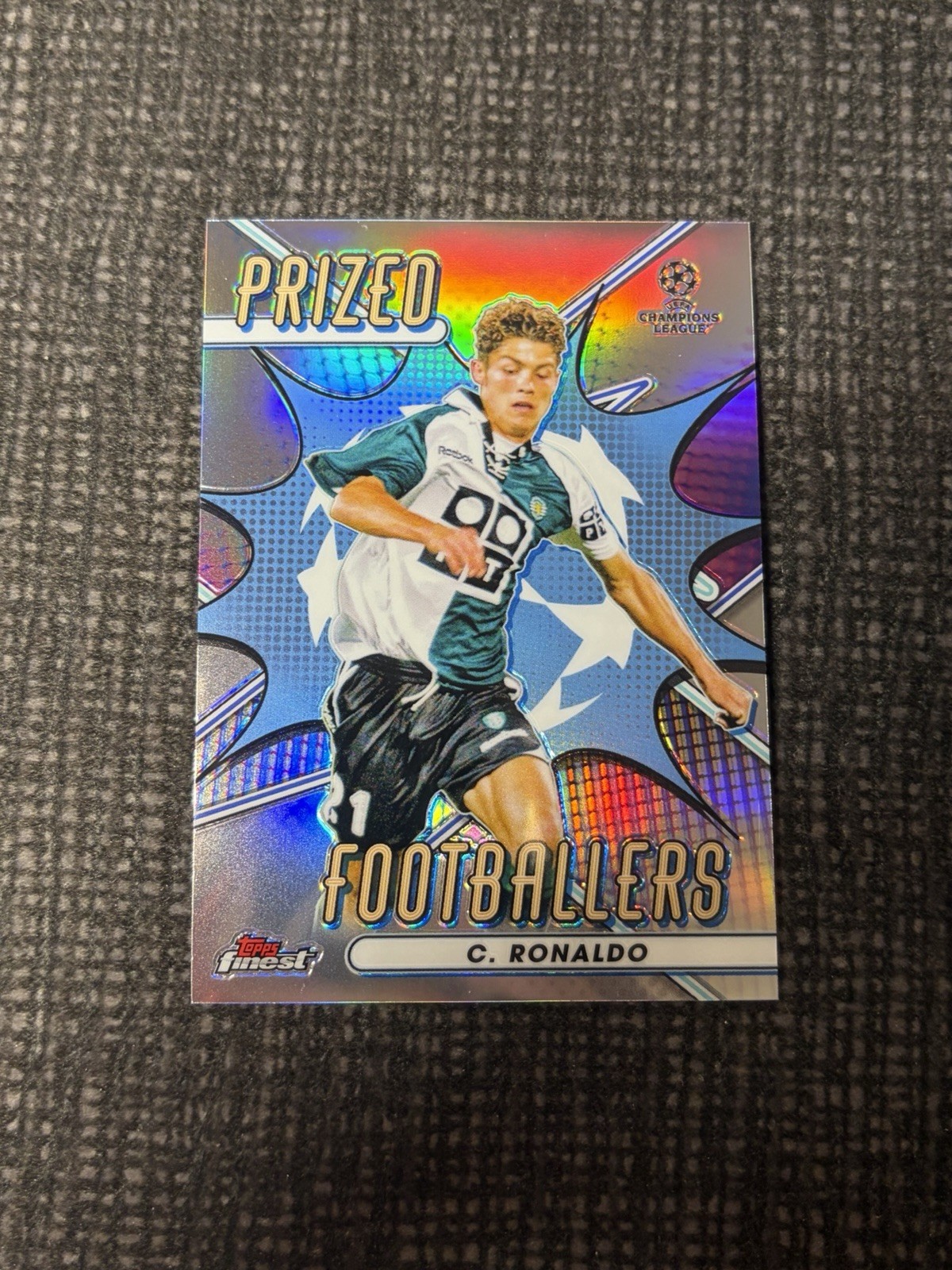 Cristiano Ronaldo 2022-23 Topps Finest UCL Prized Footballers #PF-10 -z5