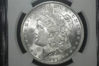 1897 Morgan Dollar, Gem BU NGC MS-65