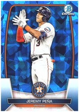 2023 Bowman Chrome Sapphire Edition #61 Jeremy Peña