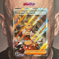 Professor's Research (Professor Sada) 240/198 Scarlet & Violet Base Full Art Trainer
