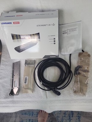 Lowrance Active Imaging 3-in-1 Transducer with Bracket and Hardware 000-14489-00