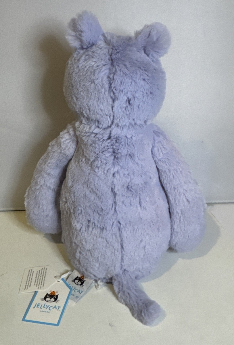 Jellycat Bashful Hippo Plush Toy Authentic With Dust Bag BAS3HPO