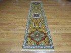 Turkish Oushak Rug,Geometric Multicolored Area Rug,Handmade Bohemian Rug 2x8 — photo 3