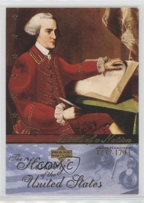 2004 Upper Deck The History of United States Birth a Nation John Hancock e6j