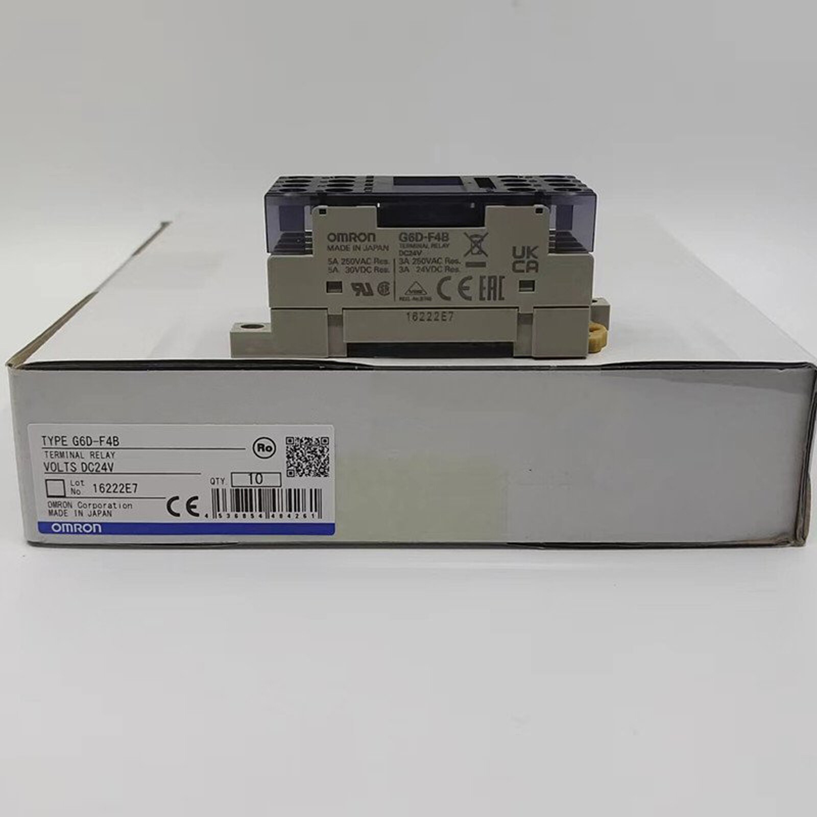 NEW TERMINAL RELAY MODULE 10HP/BOX G6D-F4B DC24V SPOT STOCK *cm