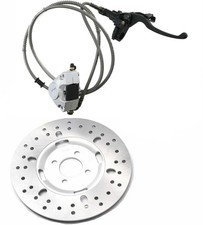 Rear Hydraulic Brake Caliper w/ Pad  Disc Rotor for GY6 150cc 125cc ATV Go Kart