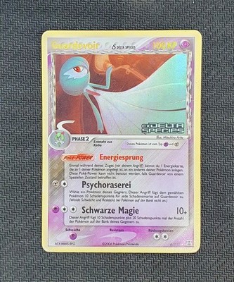 Pokemon Guardevoir 6/113 Karte Ex Delta Species Stempel Reverse Holo DE Played